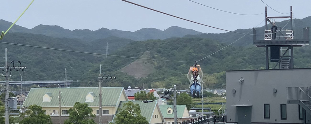 ジップラインの写真