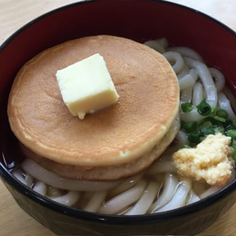 パンケーキうどんの写真